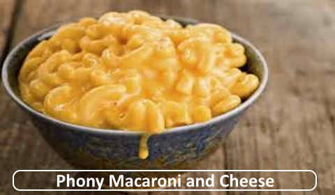 Phony Macaroni and Cheese Easy Steps For Breakfast